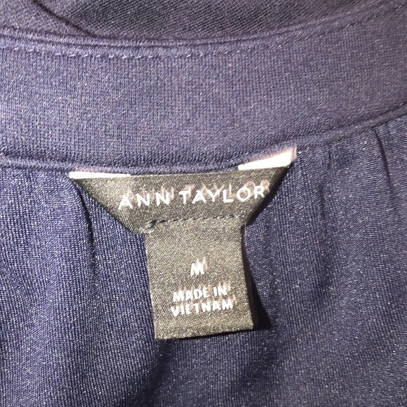 Ann Taylor size medium navy blue cozy dress - Picture 4 of 5